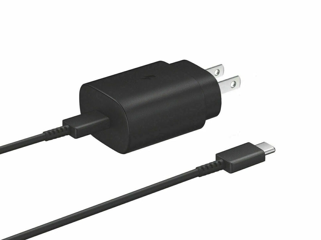 25w Super Fast Charger Type USB-C 10FT Cable For Galaxy S23 S22 S21 S20