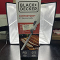 Electric Knife 9” Black + Decker High Quality Stainless Steel Blades New In Box